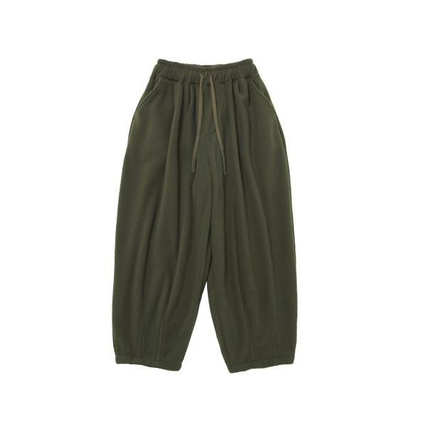 A NOTHING (エーナッシング)  WARM-FLEECE BALLOON PANTS (Khaki)