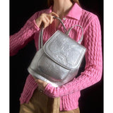 BBYB(ビービーワイビー) BEI Chain Small Backpack (silver)