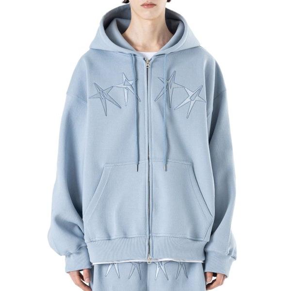 Astroworld light outlet blue hoodie