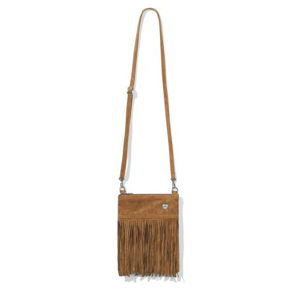 【TARGETTO】フリンジスエードミニバッグ TARGETTO(ターゲット) FRINGE SUEDE MINI BAG_BROWN