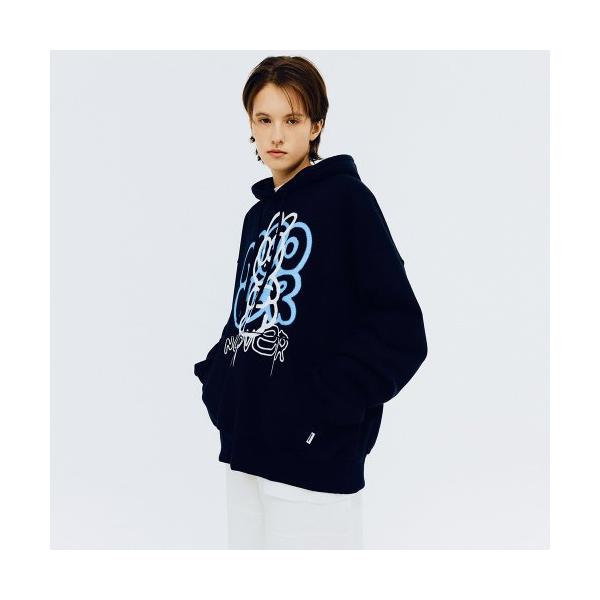 NCOVER（エンカバー） SPRAY RABBIT HOODIE-NAVY