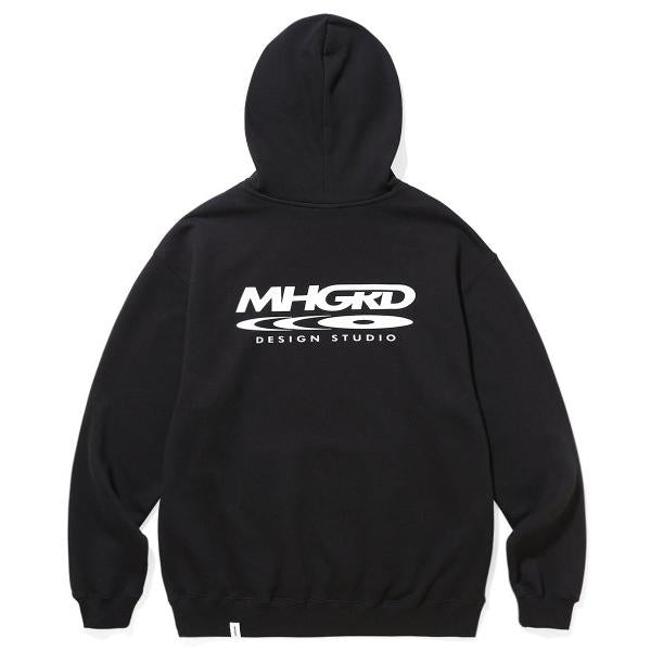 mahagrid (マハグリッド)     DISC LOGO HOODIE BLACK(MG2CFMM421A)