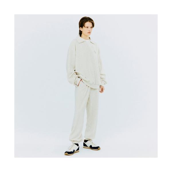 NCOVER（エンカバー） SMALL LOGO TERRY SWEATPANTS-BEIGE