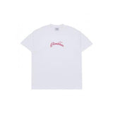 アクメドラビ(acme' de la vi)  TWINKLE SCRIPT LOGO BASIC SHORT SLEEVE T-SHIRT WHITE