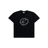 アクメドラビ(acme' de la vi) CREATURE PLANET LOGO SHORT SLEEVE T-SHIRT BLACK