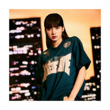 アクメドラビ(acme' de la vi)  SPORTY UNIFORM SHORT SLEEVE T-SHIRT BLUE GREEN