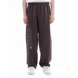 939 STITCHED LOGO SWEAT PANTS (CHARCOAL)