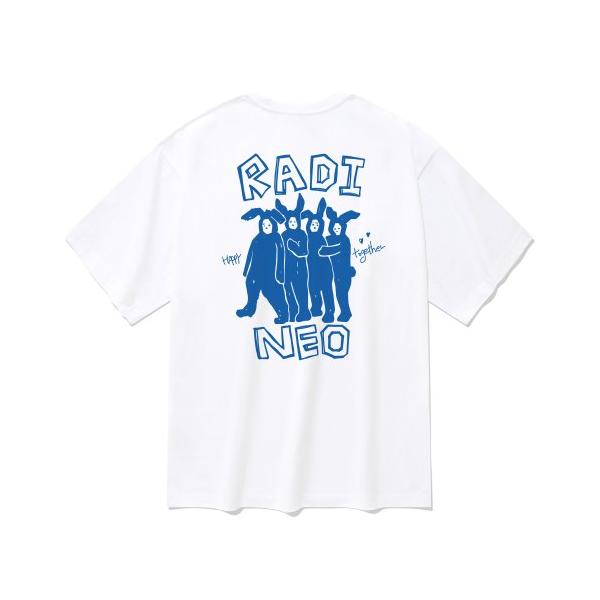 RADINEO (ラディネオ) HAPPY TOGETHER T-SHIRTS WHITE