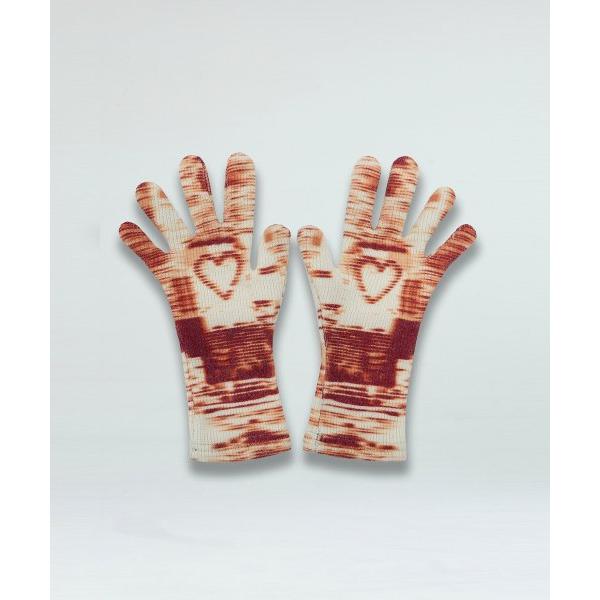 nache(ナチェ)   HEART KNIT GLOVES (UNISEX / CREAM)