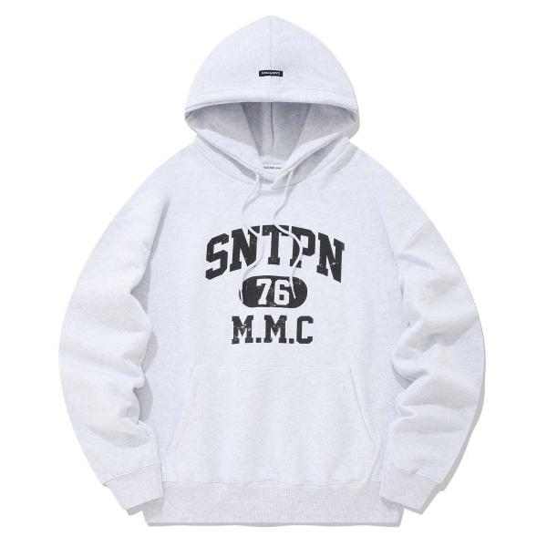 セイントペイン(SAINTPAIN) SP SNTPN LOGO HOOD-ASH MELANGE