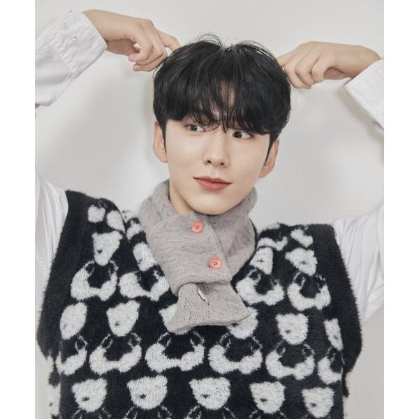 AQO_studiospace(アコスタジオスペース)       BEAR ECO FUR VEST BLACK