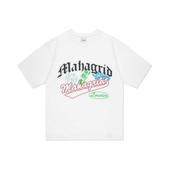 mahagrid (マハグリッド) OVERLAP TEE WHITE(MG2DMMT523A