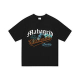 mahagrid (マハグリッド)     OVERLAP TEE BLACK(MG2DMMT523A)