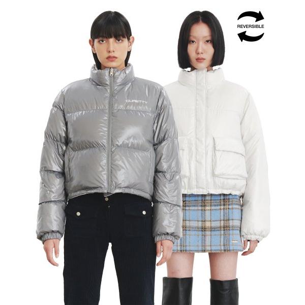 curetty (キュリティー)   C REVERSIBLE DUCK DOWN JACKET_GREY