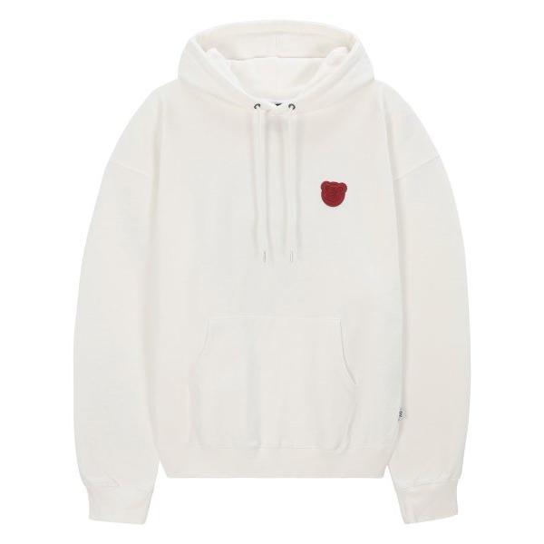 オーワイ(OY) 		 BROKEN LOGO ODOLLY HOODIE-WHITE