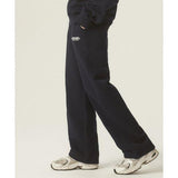 Odd Studio (オッドスタジオ) ODSD LOGO SWEAT 2WAY STRING WIDE PANTS - NAVY