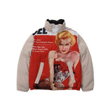 MM Poster Puffer Jacket [RED]