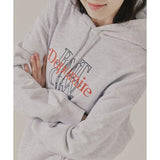 ROMANTIC CROWN(ロマンティック クラウン)      DOPAMINE FINGER HOODIE_LIGHT GREY