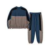 アジョバイアジョ(AJOBYAJO) SET] Tri Mixed Sweat SET [TEAL]