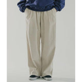 ダブルユーブイプロジェクト(WV PROJECT)  Croffle corduroy Widepants Cream MJLP7618