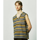 SSY(エスエスワイ)           havana beach knit vest sunrise