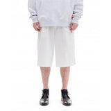 ARCHIVE BOLD (アーカイブボールド)　RED MOSS PATCHED HALF PANTS (WHITE)