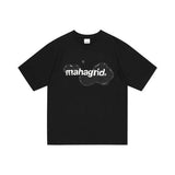 mahagrid (マハグリッド)     WATERY LOGO TEE BLACK(MG2DMMT504A)