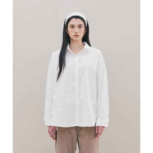 TMO BY 13MONTH（ティーエムオーバイサーティンマンス） CORDUROY SHIRT (WHITE)