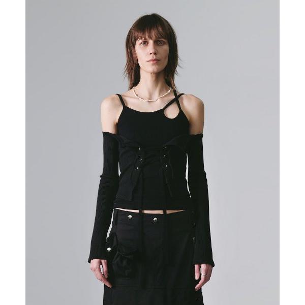 NACHE トップス サテンベアトップ(トップス)｜トップス｜MIESROHE（ミースロエ