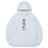 NOMANUAL(ノーマニュアル) N.R HOODIE - WHITE MELANGE