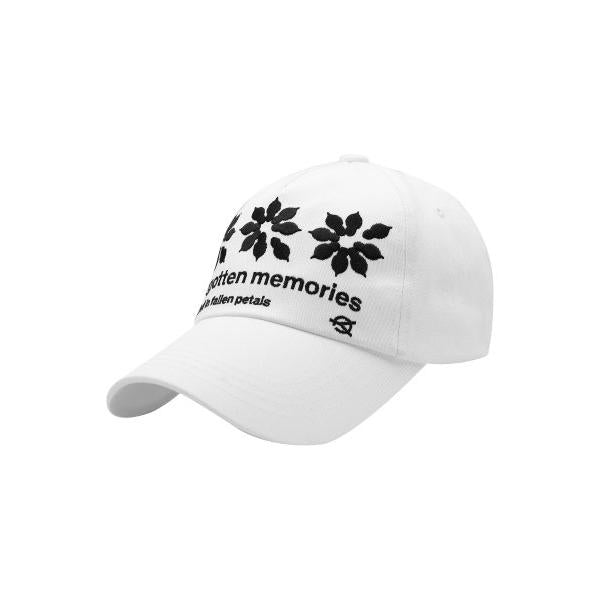 オーワイ(OY) 		FLOWER LOGO CAP-WHITE
