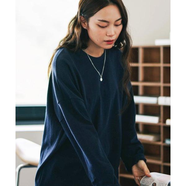 JEMUT (ジェモッ)  Attain Basic Long Sleeve Darknavy SOLT2458