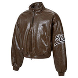 イーエスシースタジオ(ESC STUDIO) Notold leather blouson (brown)