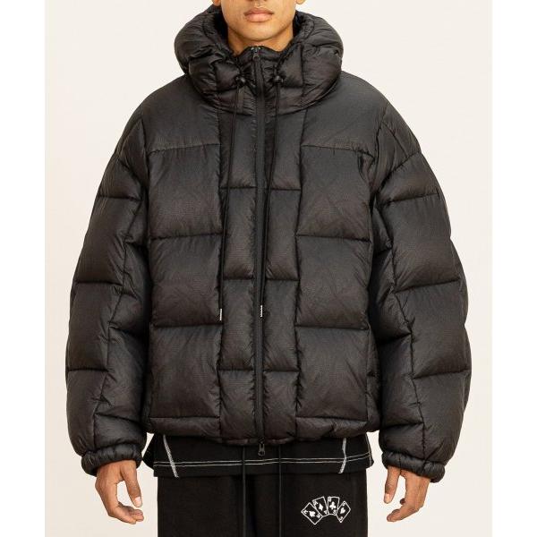 マスノウン(MASSNOUN)     TRAPEZIUM DUCK DOWN PADDING JUMPER MFTPD003-BK