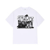 Odd Studio (オッドスタジオ)　Youthclub Graphic Over Fit t-shirt - white