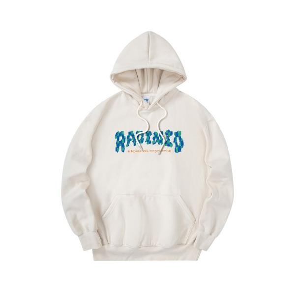 RADINEO (ラディネオ)　 CHECK LOGO HOODIE CREAM