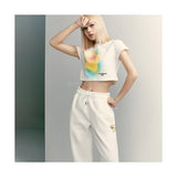 アクメドラビ(acme' de la vie)    RAINBOW GRADATION ARTWORK SWEAT PANTS CREAM