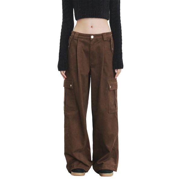 curetty (キュリティー)   C CARGO WIDE PANTS_BROWN