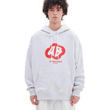 ARCHIVE BOLD (アーカイブボールド)　RED MOSS LOGO HOOD (LIGHT GRAY)