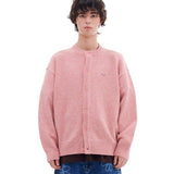 ARCHIVE BOLD (アーカイブボールド)　RED MOSS PATCHED CARDIGAN (PINK)