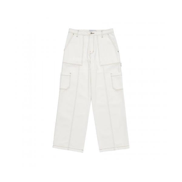 アクメドラビ(acme' de la vi)  FRONT CUTTING STITCH CARGO PANTS WHITE