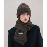 TMO BY 13MONTH（ティーエムオーバイサーティンマンス） KNIT MUFFLER (BROWN)