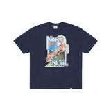 NOMANUAL(ノーマニュアル)    RUNNER T-SHIRT - DARK NAVY