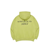 アクメドラビ(acme' de la vi) CIRCLE NEW SYMBOL LOGO HOODIE ZIP UP LIME