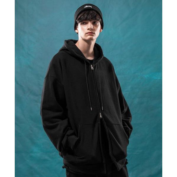 ティーダブリューエヌ(TWN)  Stance Overfit Hoodie Zip-up Black JEHD3419