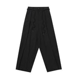 アジョバイアジョ(AJOBYAJO)             One Tuck Oversized Trousers [BLACK]