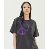 TARGETTO(ターゲット)     SPRAY HEART TEE SHIRT_CHARCOAL