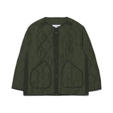 COLORING QUILTED JACKET - KHAKI