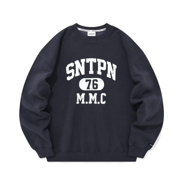 セイントペイン(SAINTPAIN) SP SNTPN LOGO CREWNECK-NAVY
