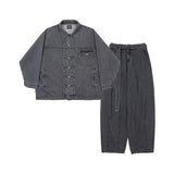 アジョバイアジョ(AJOBYAJO) [SET] Batwing Oversized Denim SET [GREY]